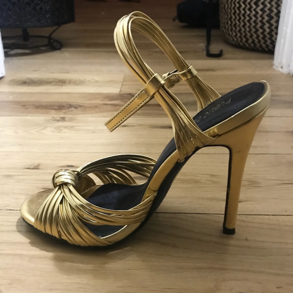 Gold heels  bought from ASOS